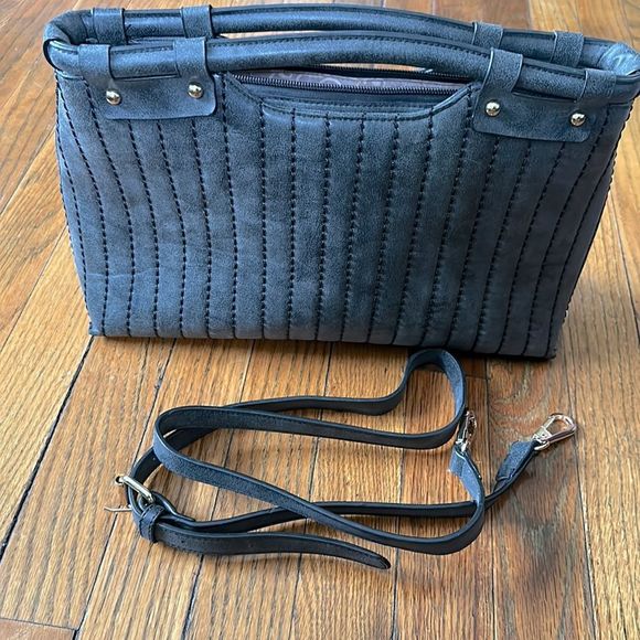 Uddini Gray Clutch/Crossbody bag - Picture 1 of 7
